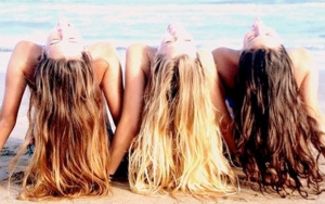 3 Girls Beach Hair