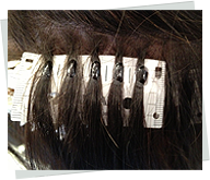 Hot fusion hair extensions