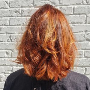 Gorgeous Red Haircolor at Barron's in Buckhead ATL