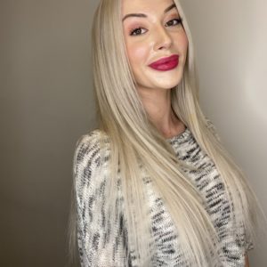 Blonde Bleach and Tone with Hotheads Extensions