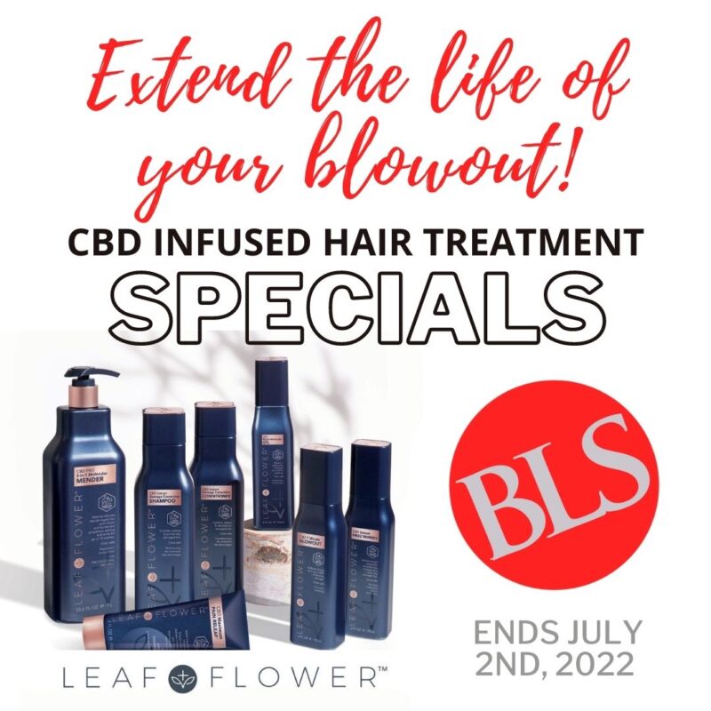 Leaf & Flower CBD Infused Hair Treatment Specials