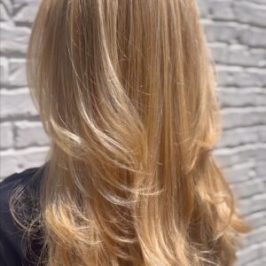 Blonde hair Brightening at Buckhead Hair Salon Barron's London Salon