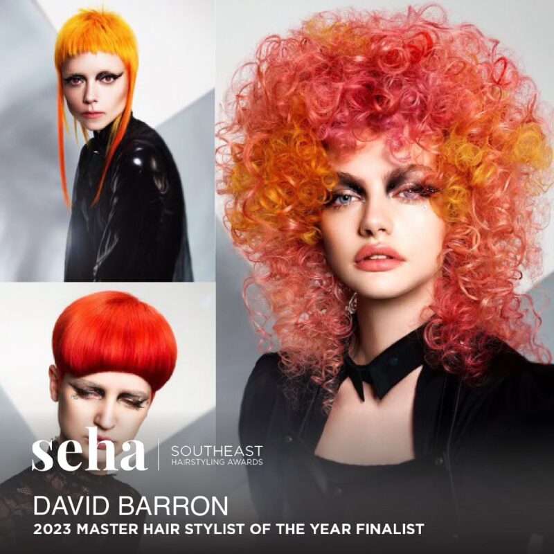 Master Hairstylist of the Year Finalist David Barron - 2023 SEHA Awards
