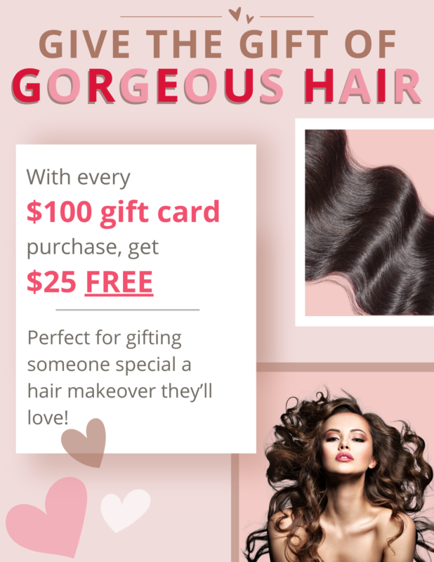 Give the Gift of Gorgeous Hair Valentines 2025 Deal