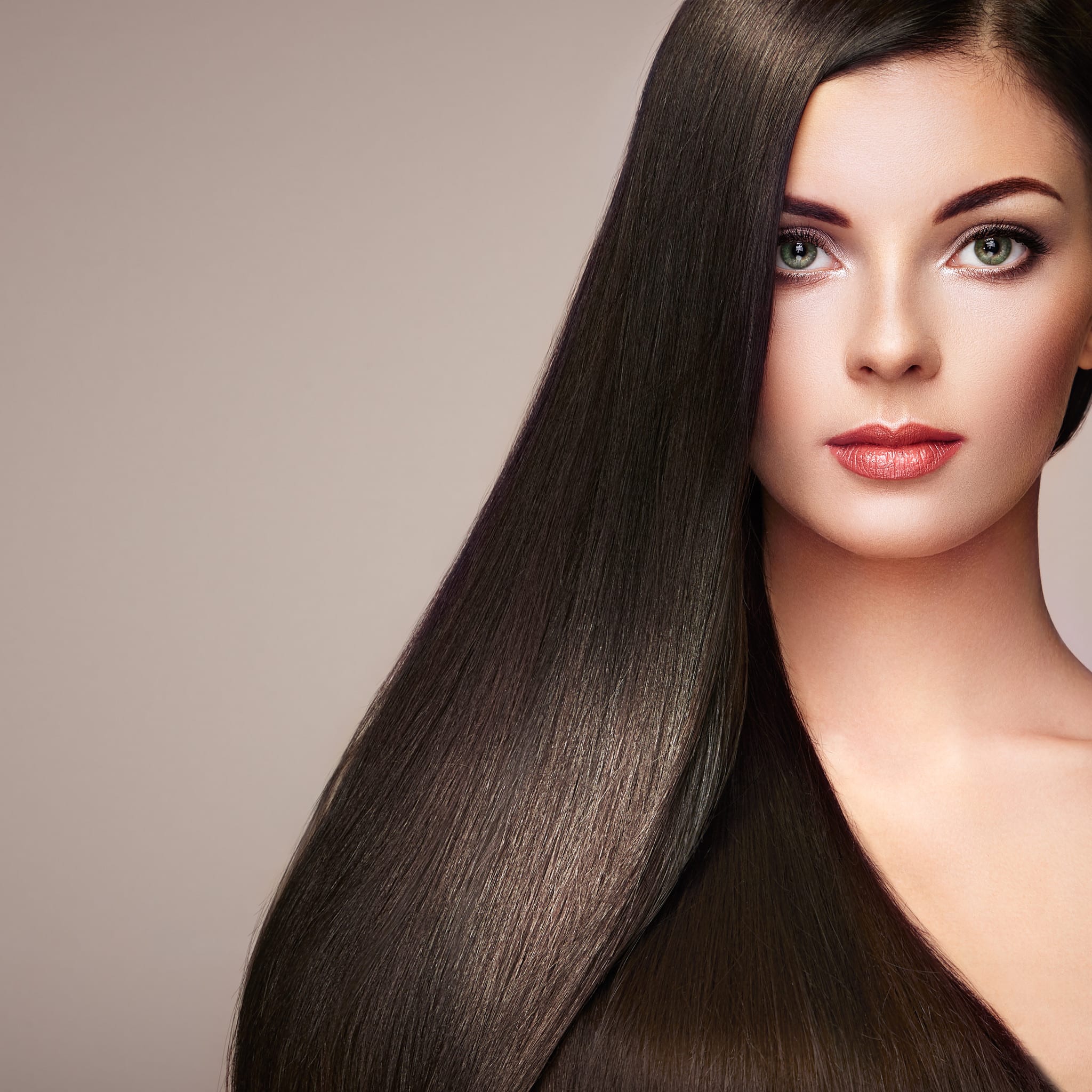 Permanent and Japanese hair straightening result at Barron's London Salon, Buckhead Atlanta