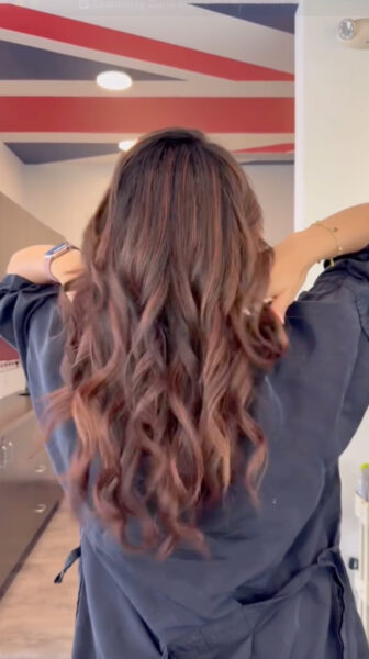 Cranberry Curls 6 End Result