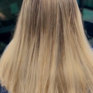 After Summer Blonde Hair Transformation at Barrons London Salon in Buckhead.