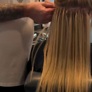 09 Step 9 - Day 2 Installing 150 to 200 tips - Hair Extensions Transformation