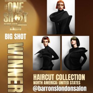 behindthechair.com #ONESHOT GLOBAL HAIR AWARDS 10 YEARS BIG SHOT WINNER HAIRCUT COLLECTION NORTH AMERICA: UNITED STATES @barronslondonsalon