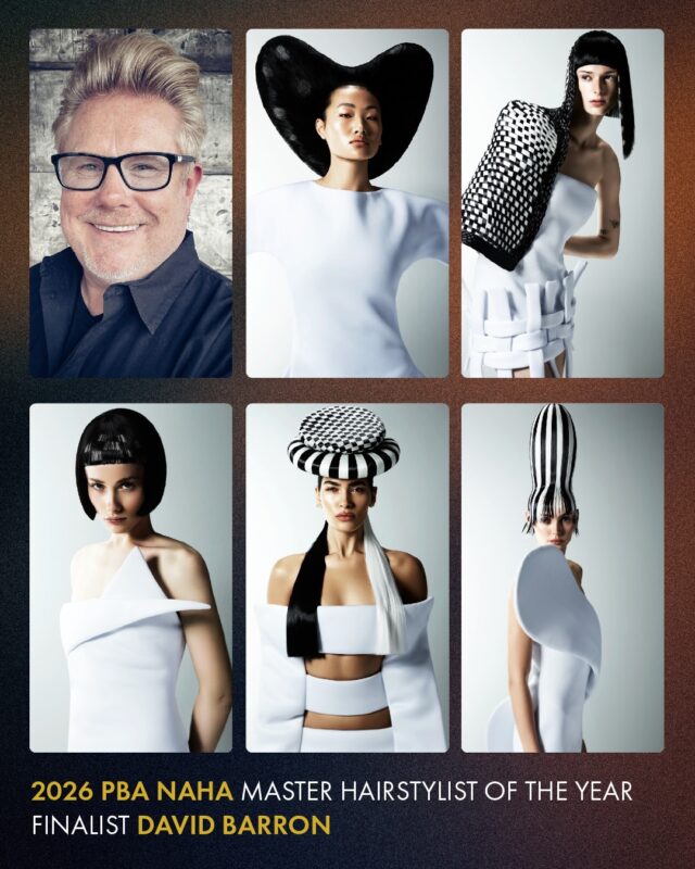 2026 PBA NAHA Master Hairstylist of the Year Finalist David Barron.