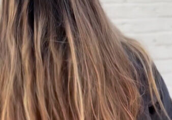 Before Summer Blonde Hair Transformation at Barrons London Salon in Buckhead.