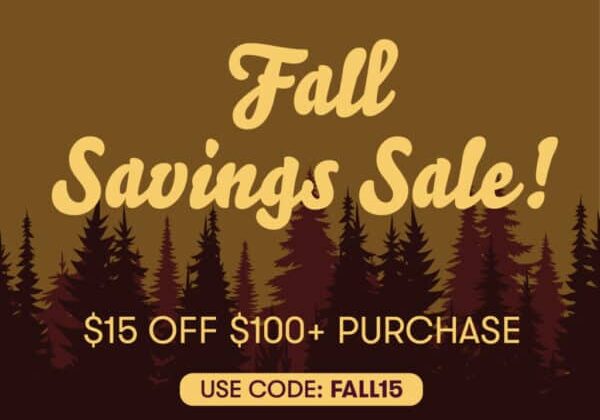 Fall Savings Sale