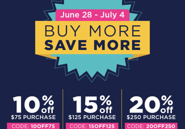 Buy More Save More Sale in the Online Store