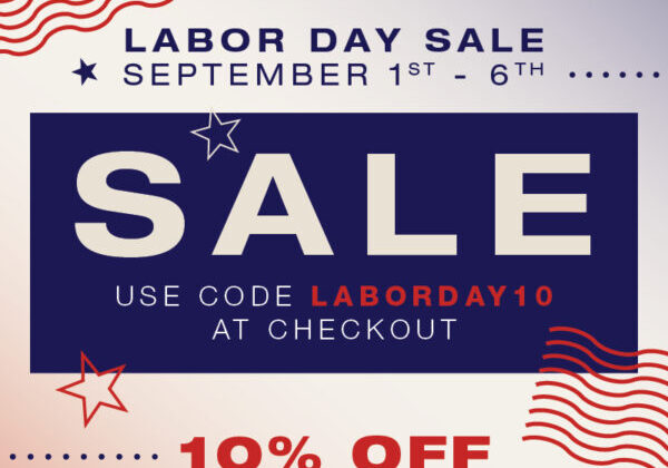Labor Day Sale 10%off the onine store