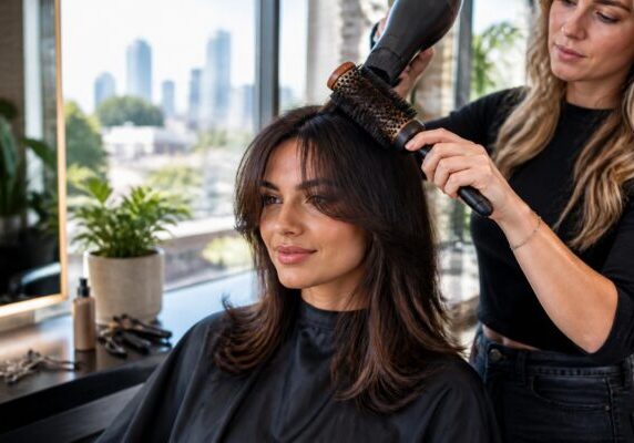 how-to-style-curtain-bangs-atlanta-salon